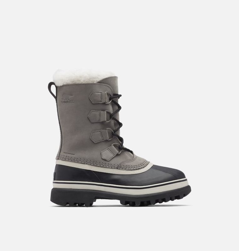 Womens Snow Boots Grey/Black - Sorel Caribou® Low - 916-QUWVZO